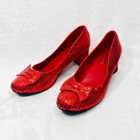 Ellie Shoes - Ellie Dorothy Red Sequin Shoes